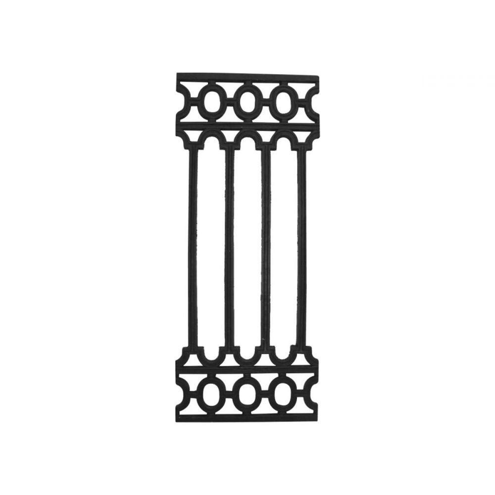 Grade Ferro Fundido Romana Sacada Varanda Escada 80X34Cm - 2