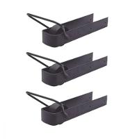 Kit 3 Pares De Trinco Correr Porteira Com Rodinha 350X70Mm - 1