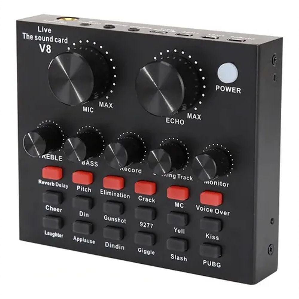 Smart Conjunto Interface V8 Mesa De Som Podcast E Lives - 9