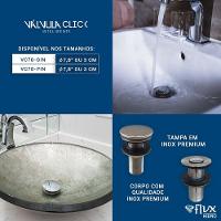 Válvula Click 7/8 Tampa Grande Inox