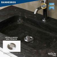 Válvula Moeda 1.1/4 - Tampa Giratória Inox