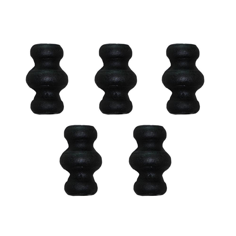 Kit 5 Anueto Em Ferro Fundido Decoração Grade Portão N12 6Cm - 1