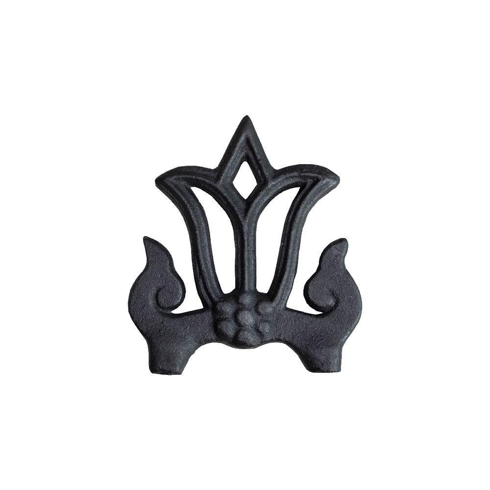 Ponteira Ponta De Lança Ferro N15 Grade Portão Muro 19X16Cm - 1