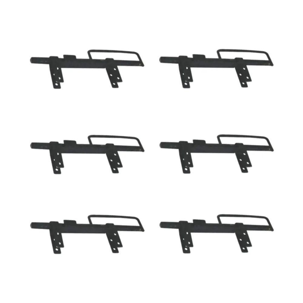 Kit 6 Trincos Cavalo Com Alça Portão Porteira Em Aço 370Mm. - 1