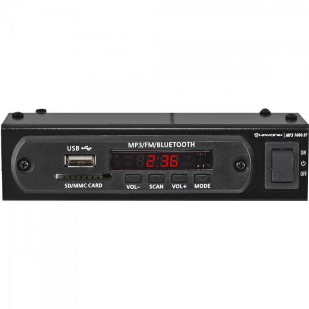 Modulo Pre Amplificador Fm/Usb/Mp3/Bluetooth 1000Bt Preto Hayonik - 1