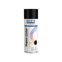 Tinta Aerossol Alta Temperatura 350ml - Tekbond Preto Fosco - 1