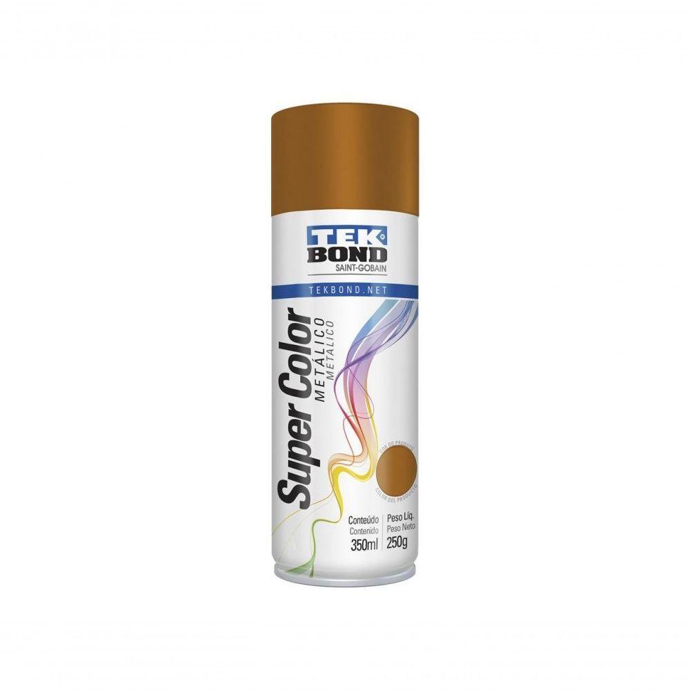 Tinta Spray Tekbond Metalico Cobre 350Ml/250G - 1