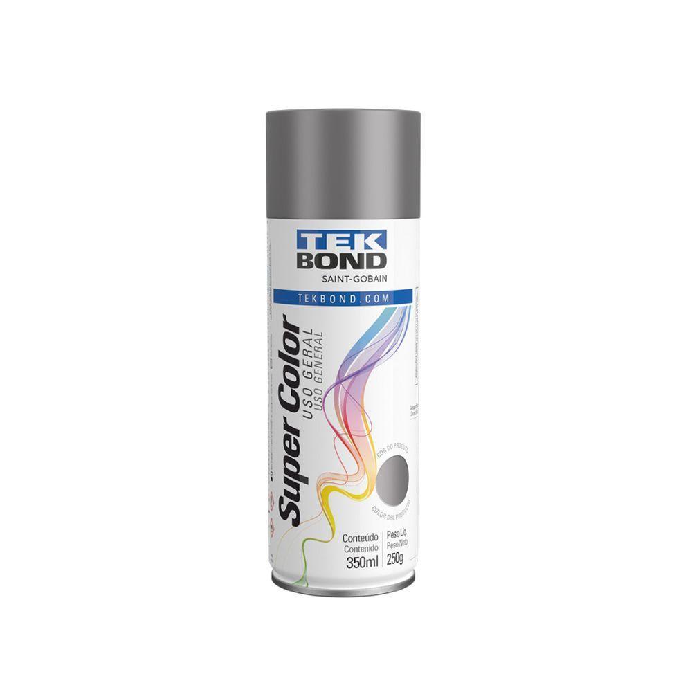 Tinta Aerossol Uso Geral 350ml - Tekbond Grafite - 1
