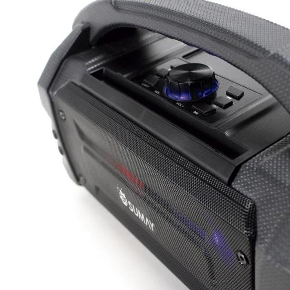 Caixa De Som Portátil Sumay Sunbox Csp1304 50w Preta - 3