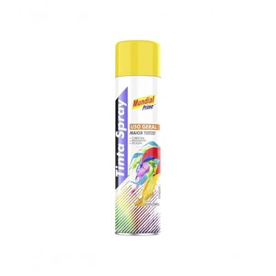 Tinta Spray Mundial Prime Amarelo 400Ml C/6Pcs