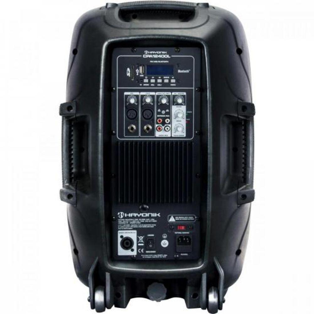 Caixa Acústica Ativa 400W Bluetooth Cpa 12400L Hayonik - 2