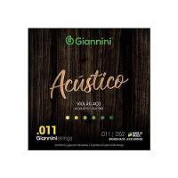 Encordoamento Giannini P-violão Aço Bronze 65-35 0.011" Gespw - 1