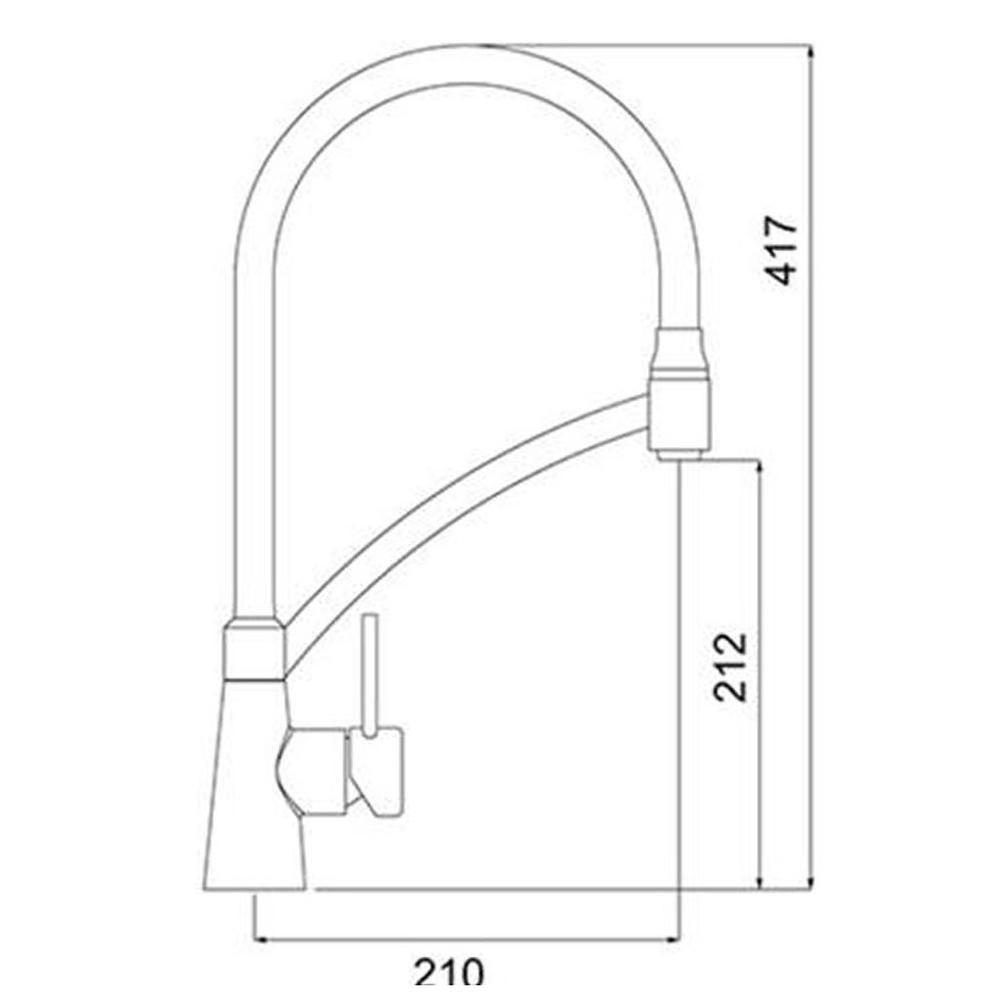 Torneira De Bancada Gourmet 1167 C81 Lorenzetti - 2