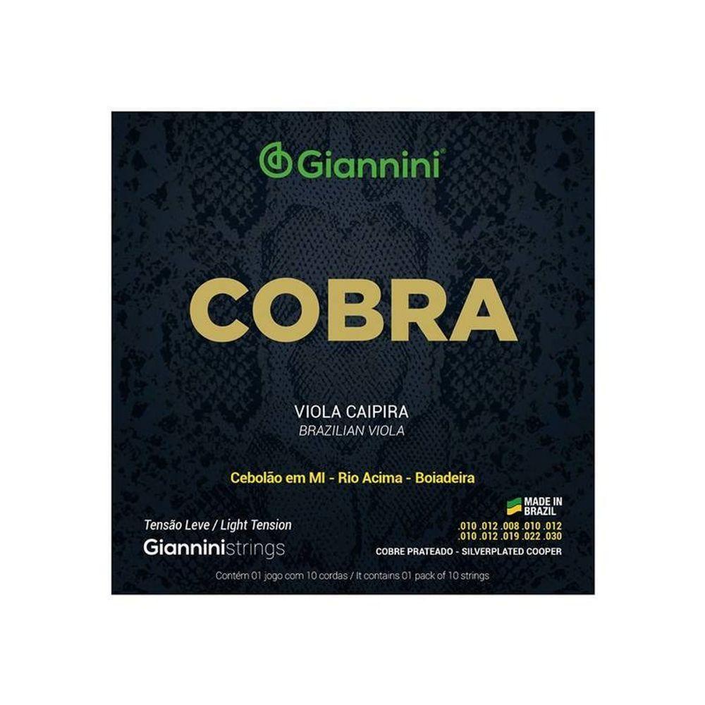 Encordoamento Viola Giannini Cobre Prateado Leve Gesvl - 1