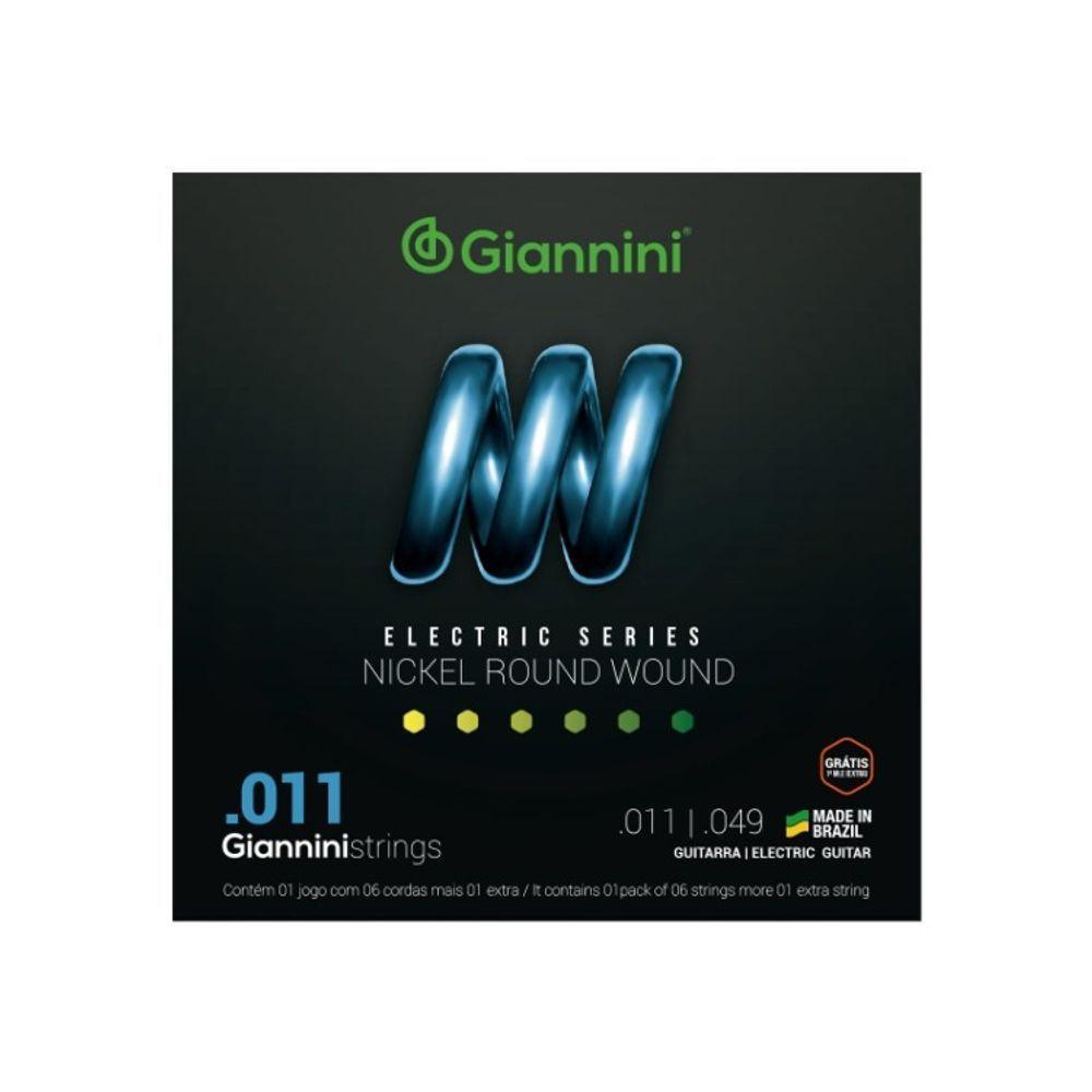 Encordoamento Giannini P-guitarra Niquel 0.011 Geegst.11 - 1