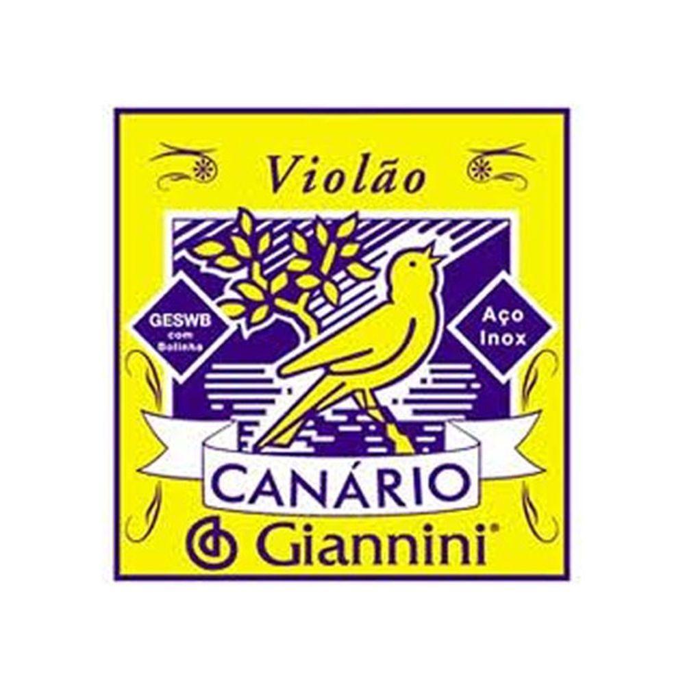 Corda Aco Violao C/ Bolinha Geswb6 6ª (Mi- Grossa) Giannini - 1