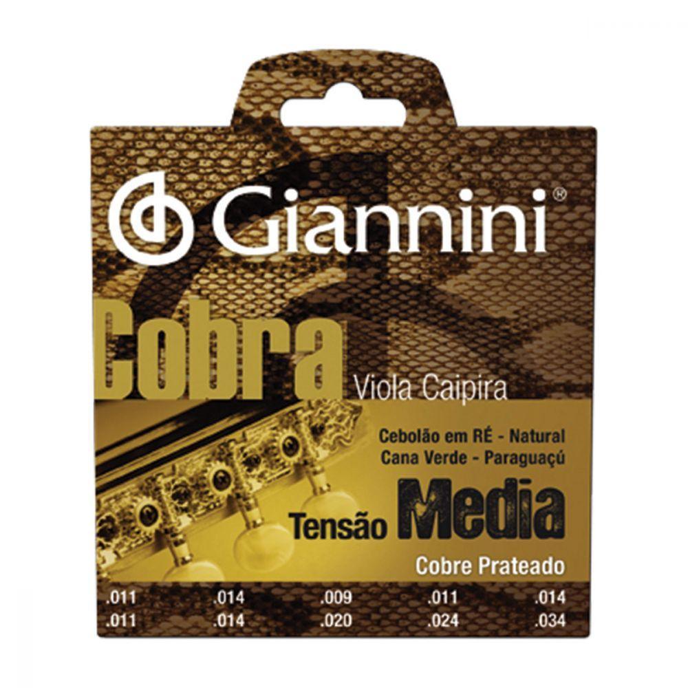 Encordoamento Para Viola Aço Cobre Prateado Tensão Média Série Cobra Gesvm - 2