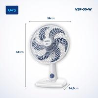 Ventilador De Mesa Mondial - 06 Pás - Vsp-30-w Vent 30cm Vsp-30-w 127v/60hz Super Power - 3