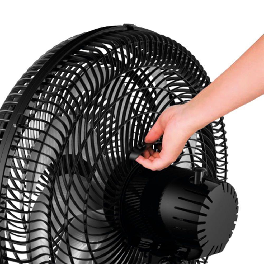 Ventilador De Mesa Mondial Turbo 8 Pás Vtx-40-8p Vent 40cm-127v-preto/prata - 7