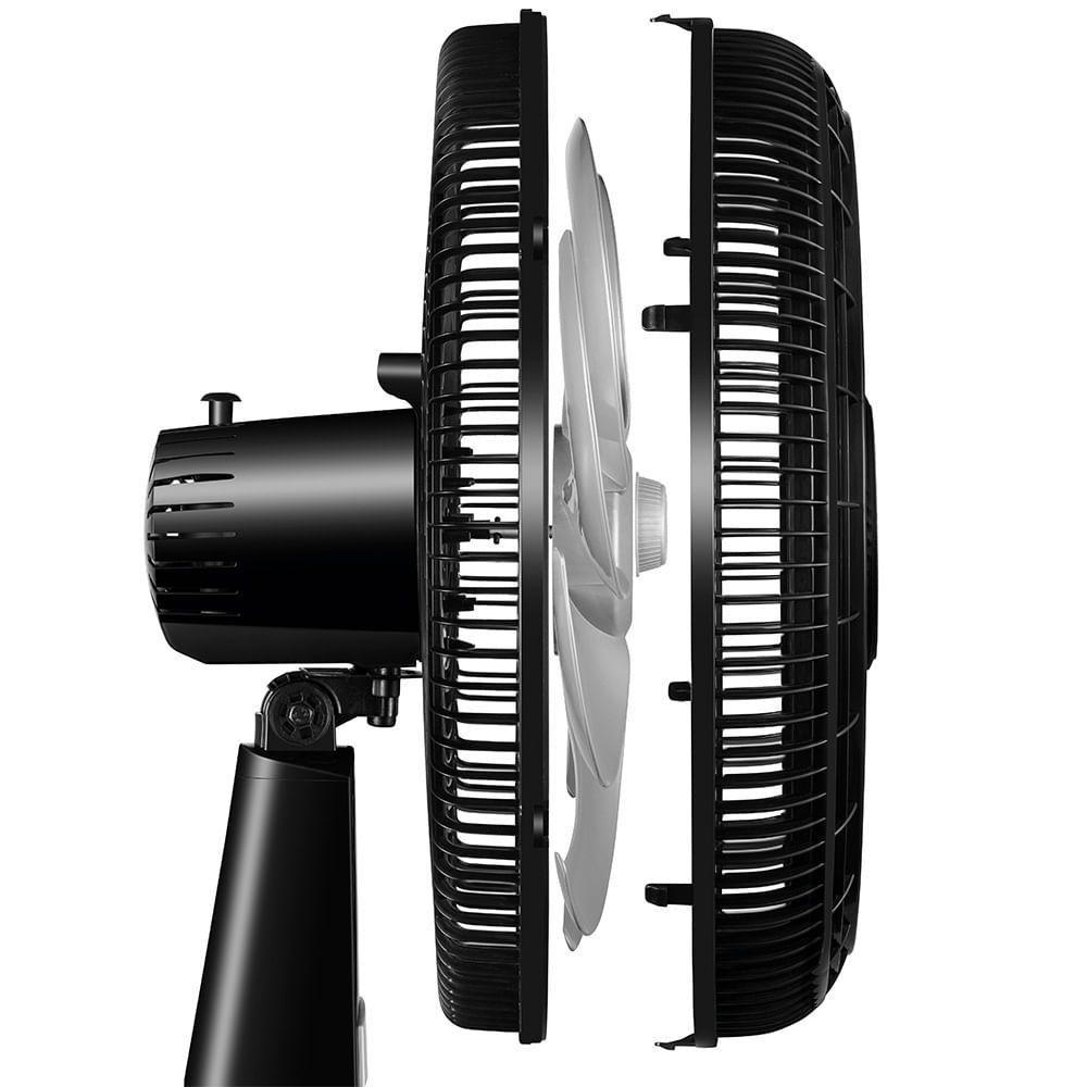 Ventilador De Mesa Mondial Turbo 8 Pás Vtx-40-8p Vent 40cm-127v-preto/prata - 8