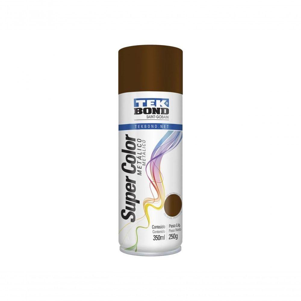 Tinta Spray Tekbond Metalico Bronze 350Ml/250G - 1