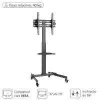 Suporte Rack Para Tv Lcd/Led/Plasma De 37" A 70" Com Suporte - 1