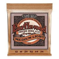 Encordoamento P-violão Aço Earthwood Media Leve Phosphor Bronze Ernie Ball 012"-054" P02146 - 1