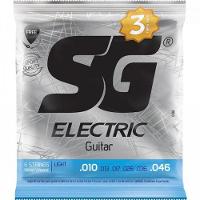 Encordoamento P/ Guitarra .010 Light Pack C/ 3 Sg - Pct / 3 - 1