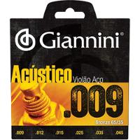 Encordoamento Para Violão Acústico Aço .009 Bronze Geswal - 2