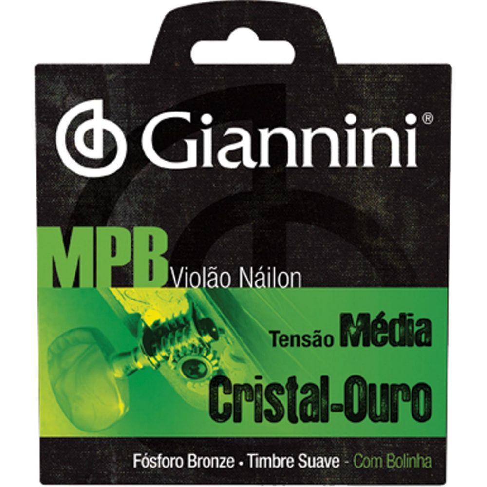 Encordoamento Para Violão Nylon Cristal-ouro Tensao Média Com Bolinha Genwg - 2
