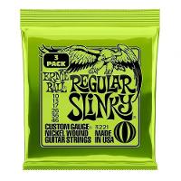 Encordoamento 010"-046" P-guitarra Regular Slink Niquel Ernie Ball Pct C-3 P03221 - Pç - 3 - 1