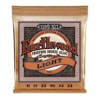 Encordoamento P-violão Aço Earthwood Leve Phosphor Bronze Ernie Ball 011"-052" P02148 - 1