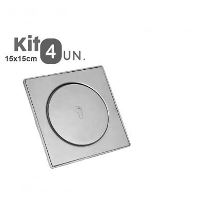 Ralos Click Inteligente Aço Inox Pop Up Banheiro Lavabo Casa