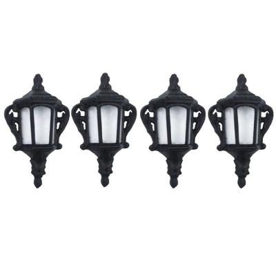 Kit 4 Arandelas Externa Interna De Parede Em Ferro Fundido