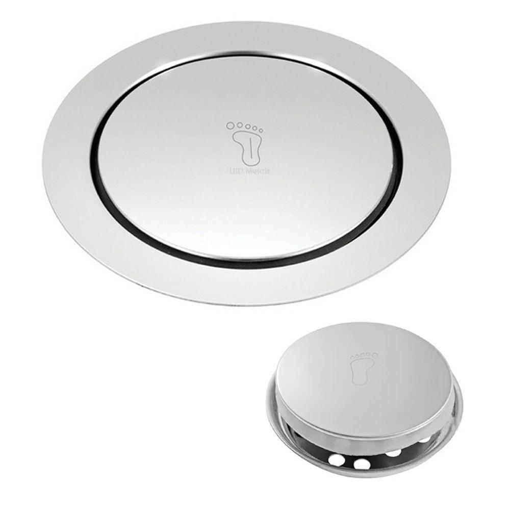 Ralo Click Inteligente Inox 15X15 Lavabo Banheiro Casa - 1