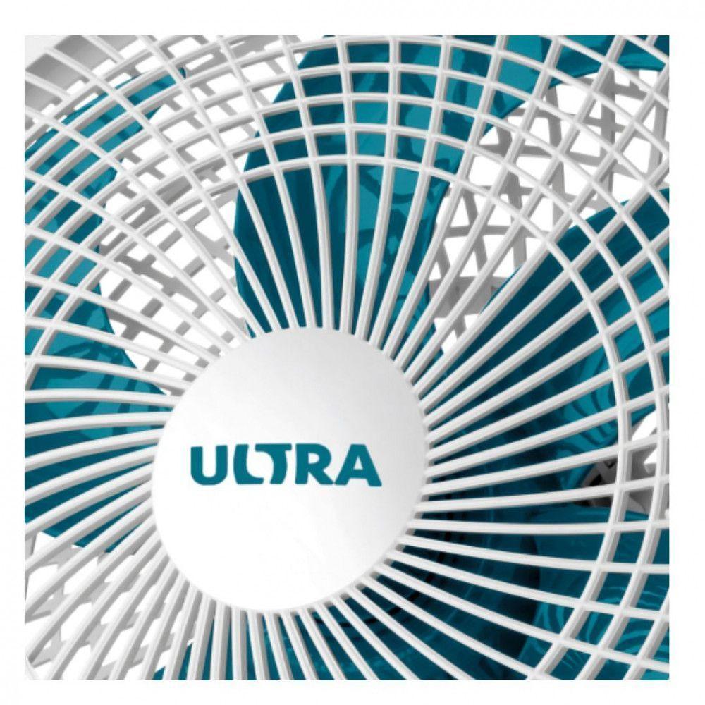 Ventilador De Mesa Mondial Ultra V-30-6p 30cm 6 Pás 3 Velocidades 50w Branco Com Azul 220 V - 3