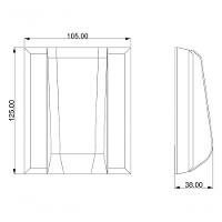 Kit 03 Und Acabamento Válvula Descarga Metal Preto Fosco - 2