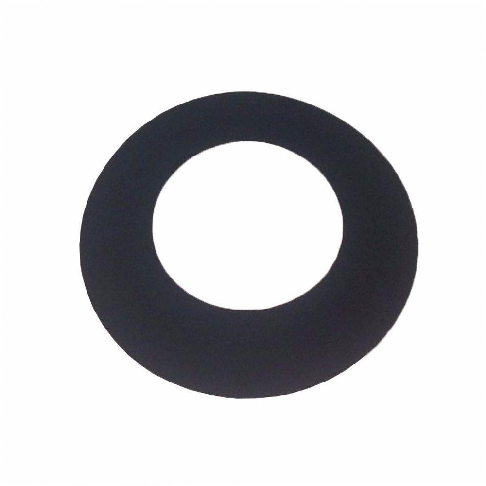 Anel De Acabamento Preto Para Laje Ou Parede Para Dutos De 115 Mm De Diâmetro - 1