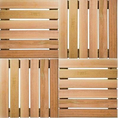 Conjunto Pátio Madeira 50x50 Vazado De Qualidade Para Casas