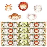 Kit 4 Faixas Decorativas Papel Parede E 5 Adesivos Infantil - 1