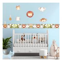 Kit 4 Faixas Decorativas Papel Parede E 5 Adesivos Infantil - 5
