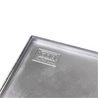 Tampa Tampão Chão Alumínio Fundido Simples Rebaixado 30x30cm - 3