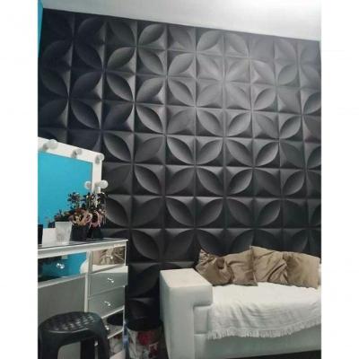 Kit 25 Placas 3d Revestimento De Parede Adesivo Pvc