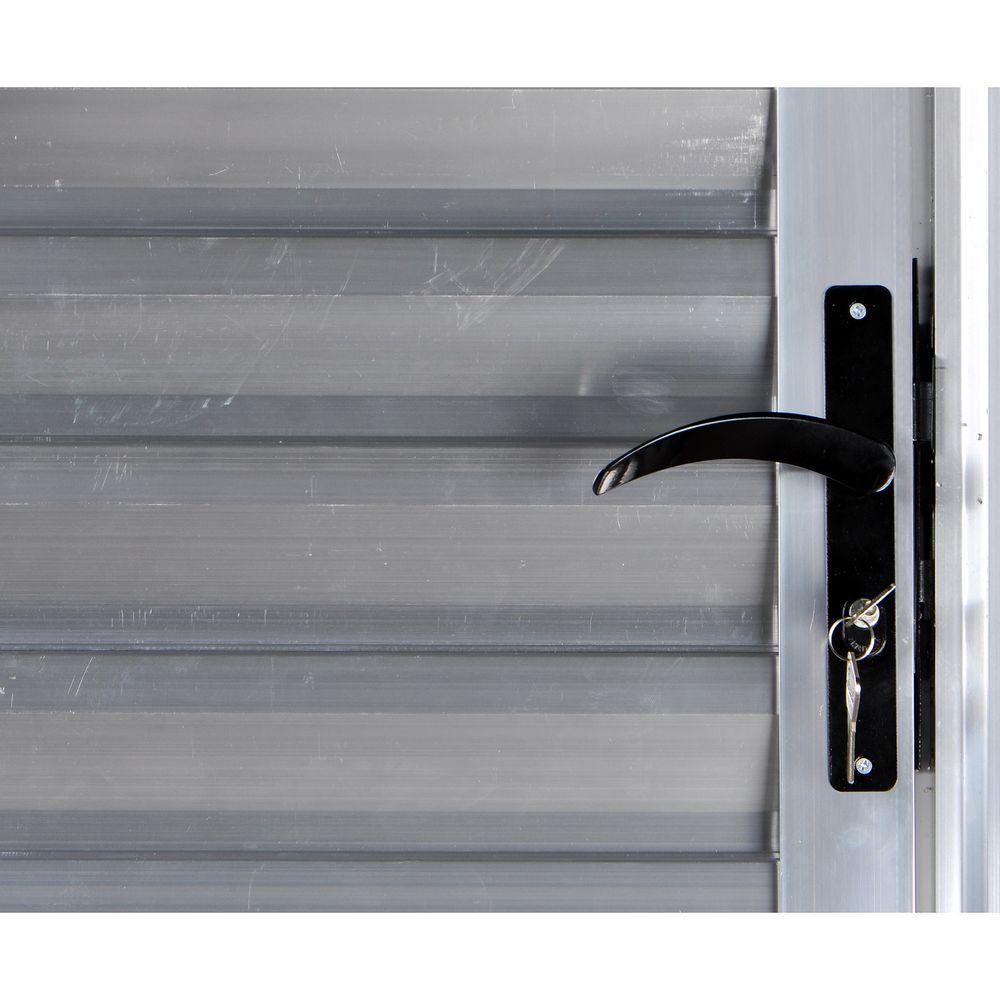 Porta De Alumínio Palheta 2,10 X 0,70 Direita - 3