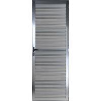 Porta De Alumínio Palheta 2,10 X 0,70 Direita - 1