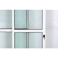 Porta De Alumínio De Correr 2 Folhas 25 c/Chave Branco - 3