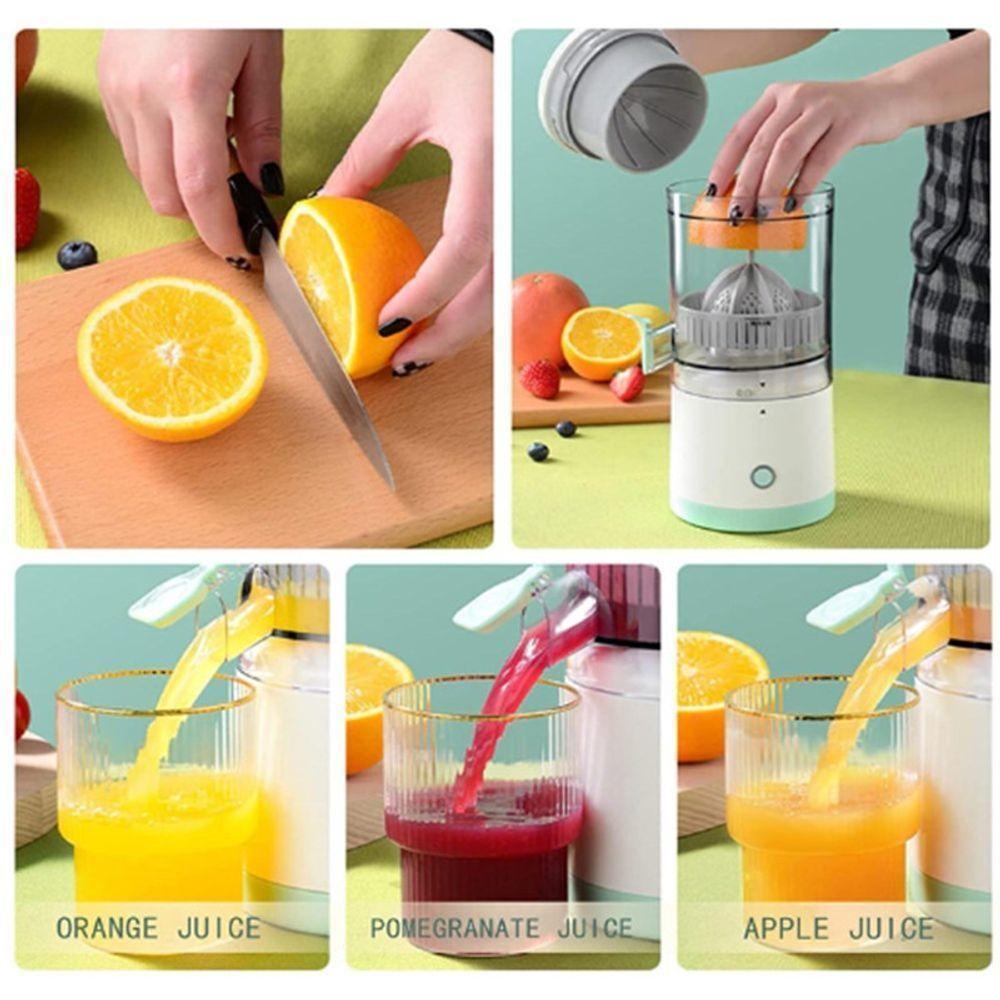 Micro Espremedor De Laranja E Frutas Moderno Sem Fio - 3