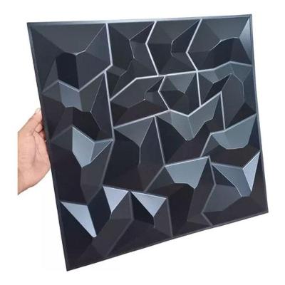 Placas Revestimento De Parede Pvc 3D Adesivo Cx25 Unids