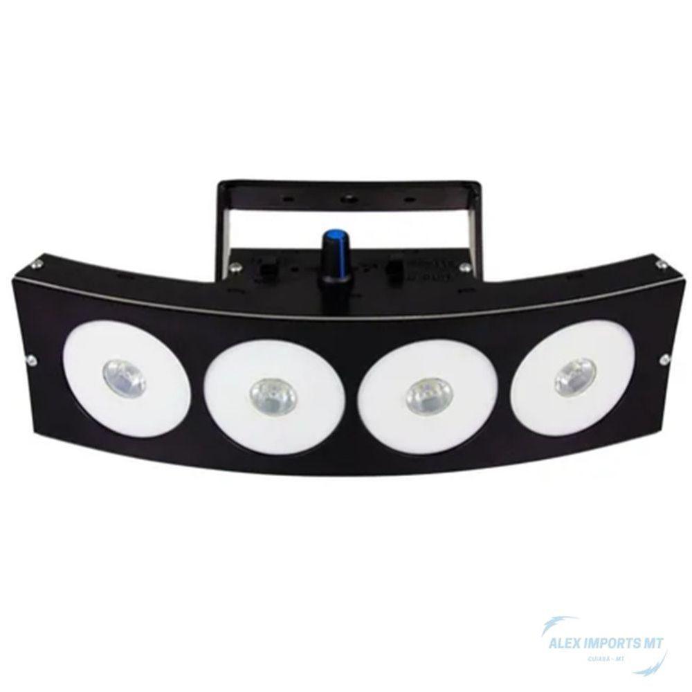 Jogo De Luz Para Festa Deltrônica Com 4 Canhões Led Premium - 3