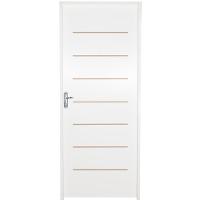 Kit Porta de Madeira Cristal Hdf Primer 2,10x0,82 Esquerda - 1